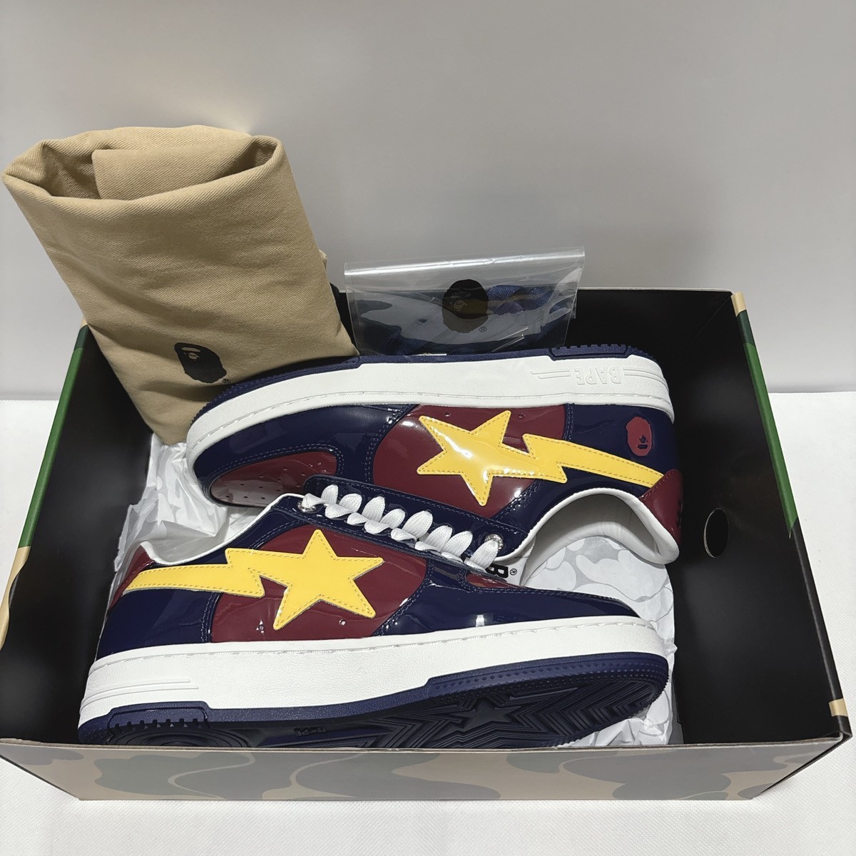 A BATHING APE BAPE STA #5-1 1M30 191 305 Burgundy Men Unisex