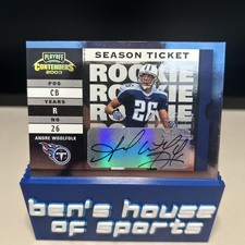 2003 Playoff Contenders Andre Woolfolk Autograph Rookie Card /989. rookie card picture