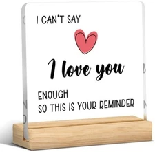 I Love You Gifts for Her Him Anniversary Wedding Gifts for Couple Wife Husband B