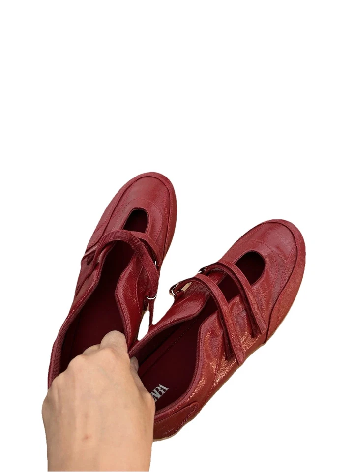 Zara Rojo Espectáculos Talla 41 US 10 Foto 3 de 4