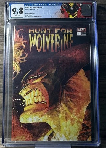 Hunt for Wolverine #1 1:500 Kubert Remastered Edition CGC 9.8