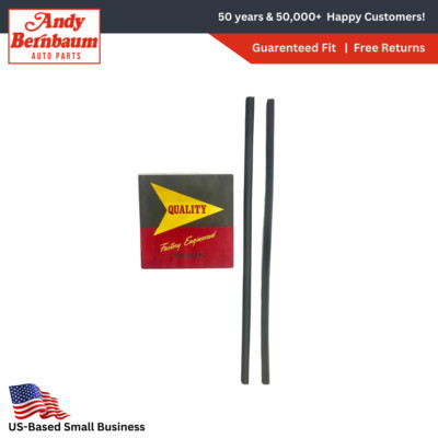 For 1960-61 Dodge  2 door HT & Convertible Quarter Window Divider Rubber Pair