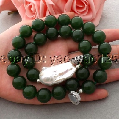 ブレスレット LESS IS MORE Green pearl necklace size 2 K061207 19
