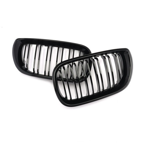 2x Anteriore Rene Griglia Nero Lucido Per BMW 3 Serie E46 4dr Touring 2002-2005 - Imagen 10 de 13