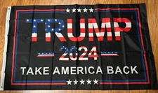 Trump 2024 Flag Double Sided 3X5 FT President Trump Flag America Campaign Banner