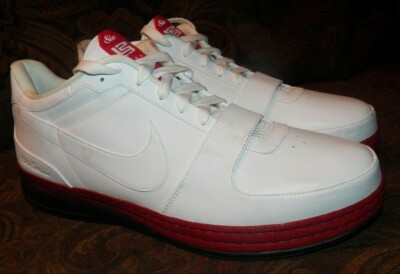 Size 18 - Nike Zoom LeBron 6 Low White Red for sale online  display picture 1
