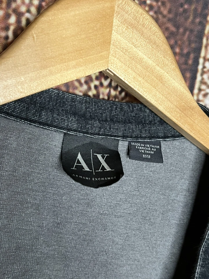 Cárdigan Armani Exchange para hombre azul mediano Foto 2 de 3