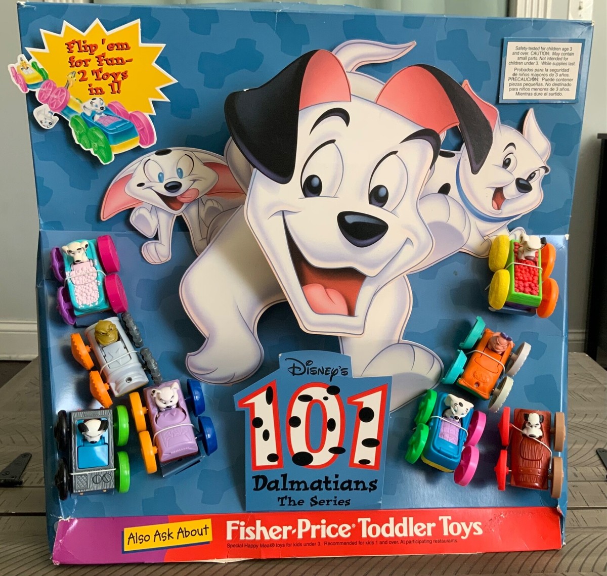 Disney's 101 Dalmations McDonald's Happy Meal Display 1997