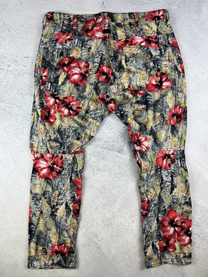 G Star Raw 5622 3D Tapered Floral Jeans Size 36x30 Pharrell