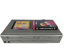 Funai SV2000 WV806 DVD Video VHS Cassette Recorder Combo 4 Head Dolby TESTED