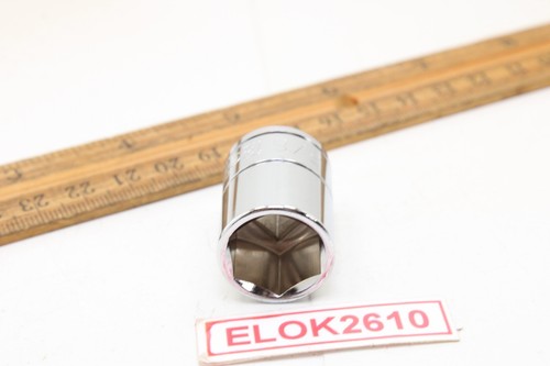 Reliant 86606 5/8" SAE Chrome 3/8" Drive 6 Point Shallow Socket - Picture 2 of 6