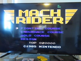 Juego Mach Rider Nintendo NES, Versi&oacute;n 5 Tornillos (Probado, funcionando)