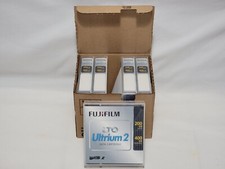 NEW 5 X Fujifilm LTO Ultrium 2 Data Cartridges 200 / 400 GB backup tapes lot