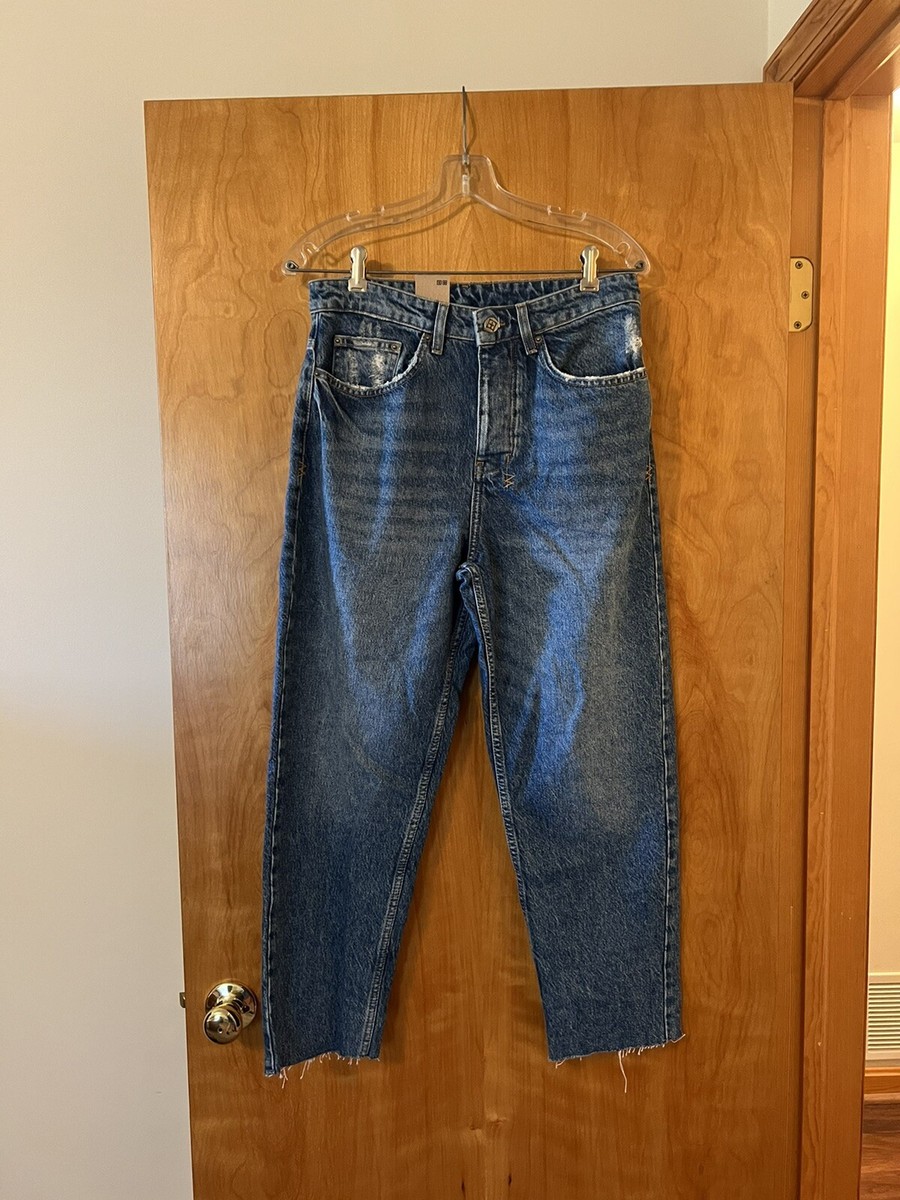 Ksubi Denim Mens Blue Jeans Bullet Crop Blazed No Hem NWT Designer - Main Image