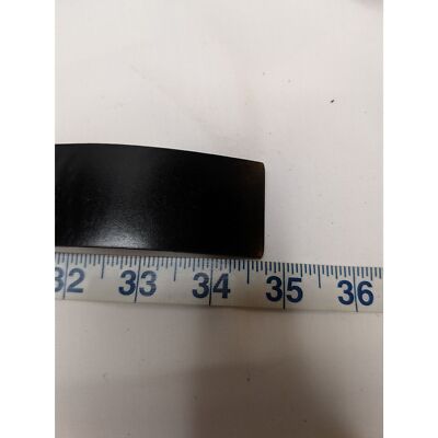 Vintage St. John Black Italian Leather Two Tone Rectangle  display picture 2