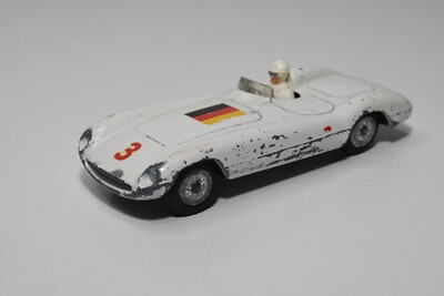 B47 1:43 TEKNO DENMARK 813 FERRARI RACING CAR GERMAN FLAG WHITE EXC. COND.