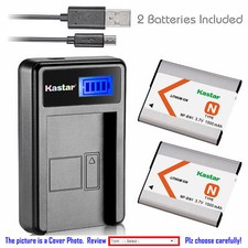 NP-BN1 BC-CSN Battery or LCD Charger for Sony Cyber-shot DSC-W800 W810 W830 TX5