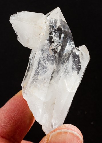 Lemurian Quartz Crystal Clear Points Crystals Colombia 2 pcs. 59-71mm H1384 - Picture 8 of 12