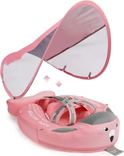 Mambobaby Add Tail Newest Baby Float with Sun Canopy – Special Edition Pink