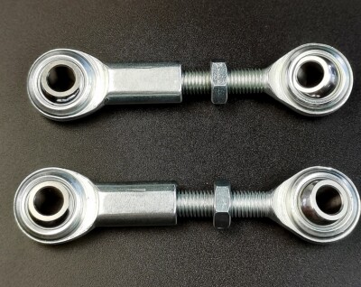 2 Adjustable Link RH 5/16''-24 Thread W5/16'' Bore, Rod End Heim Joints CFR5+CMR-5