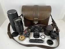 Minolta X-700 Black SLR Film Camera With Extras Tested Works