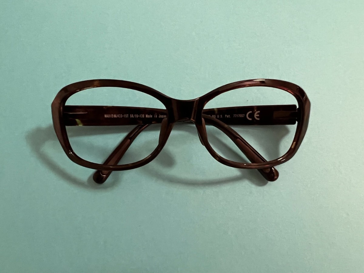 Maui Jim KOKI BEACH Eyeglasses FRAMES ONLY Tortoise Shell MJ433-15T 56/16-130 Women main image 2