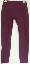 GapFit Sculpt Compression LEGGINGS fitness Yoga Sports PANTS Purple ~ Women sz M