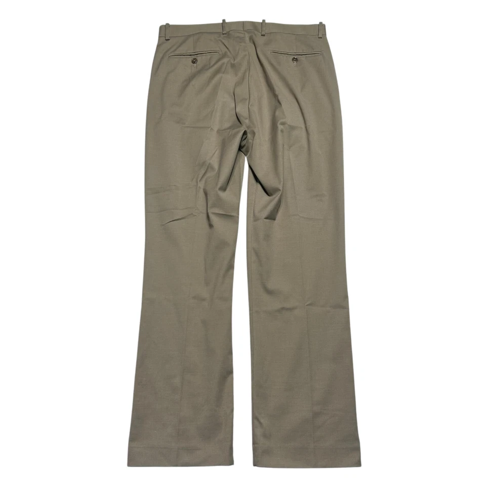 Daniel Cremieux 裤子男式 36 X 32 棕褐色签名系列直筒 — 第 2/4 张图片