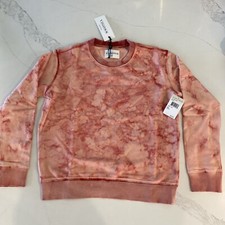 NWT $49 Women Vigoss Peach Pink Acid Wash Cot...