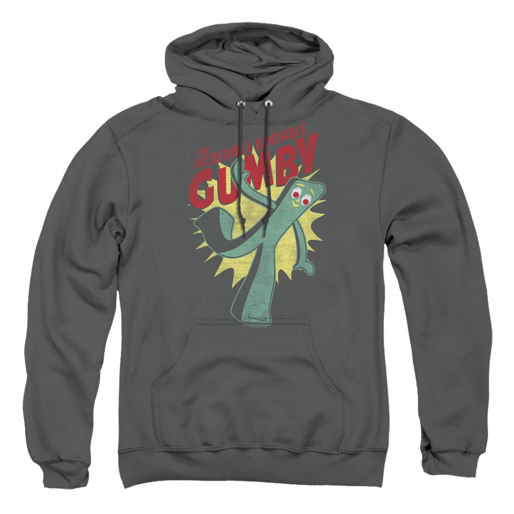 Gumby "Bendable" Pullover Hoodie, Sweatshirt or Long Sleeve T-Shirt