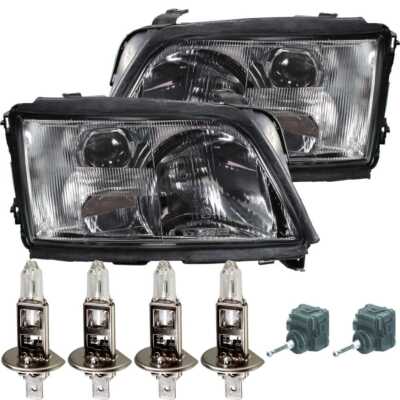 Scheinwerfer Set für Audi A6 4A C4 Bj. 94-97 Philips H1/H1+Motoren elektr. LWR
