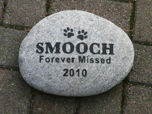 river rock pet memorials