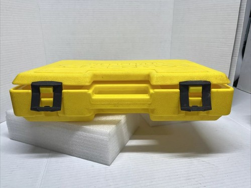 Estuche de almacenamiento Fisher Price Construx amarillo vintage hecho en EE. UU. 16x11" - Imagen 7 de 8