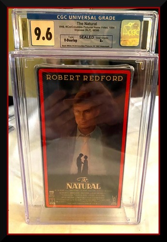 THE NATURAL - Earliest Known Print - One On Ebay - 1984 Sealed VHS - CGC 9.6 A+ - Picture 1 of 4