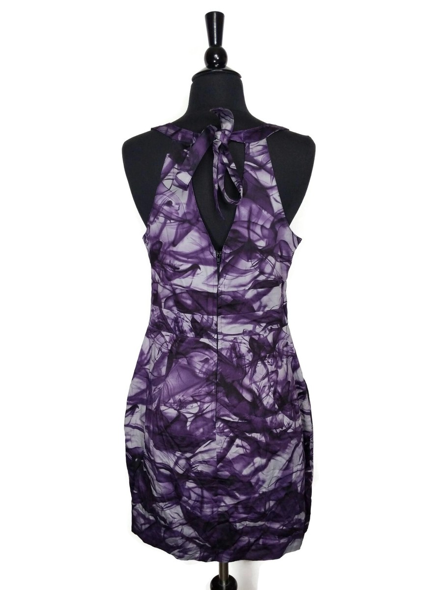 dynamite bodycon dress Dynamite Sleeveless Purple V-Neck Bodycon Dress Size 9