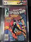 AMAZING SPIDER MAN #252 CGC SS 8.5 KLAUS JANSON Sign 1st Black Costume symbiote