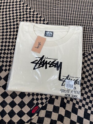 Stussy Stock DSM N.Y. Tee　Lサイズ　ホワイト Stussy Stock DSM New York T-Shirt White 2024 | ของแท้