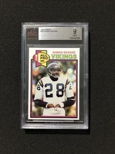 1979 Topps Football AHMAD RASHAD #30 BVG/BGS GRADED 9 - MINT D