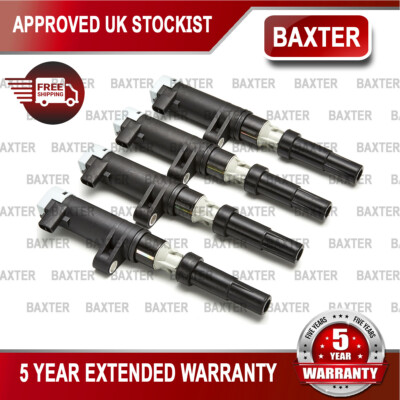 Baxter 4X FOR RENAULT SCENIC MK1 2.0 RX4 PETROL 2000-03 IGNITION COIL PACKS PEN