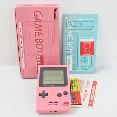 任天堂 - 美品　任天堂　ゲームボーイポケット ピンク MGB-001 本体 GB](本体)ゲームボーイポケット GAMEBOY pocket ピンク(MGB-001