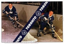 1991-92 Ultimate Original Six French #3 Dave Keon, Allan Stanley, Checklist