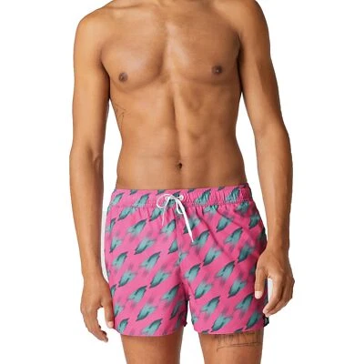 Adidas Mode Board Shorts Hommes Badeshorts Badehose Vacances Néon Rose Menthe - Photo 1/4