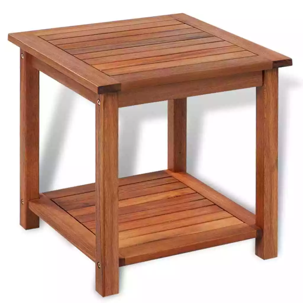 Small wooden outdoor side clearance table