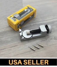 Watch Band Strap Link Pin Remover Repair Tool Kit for Watchmakers With 3 Pins US