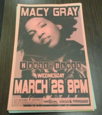 House of Blues Macy Gray 11x17 Concert Poster
