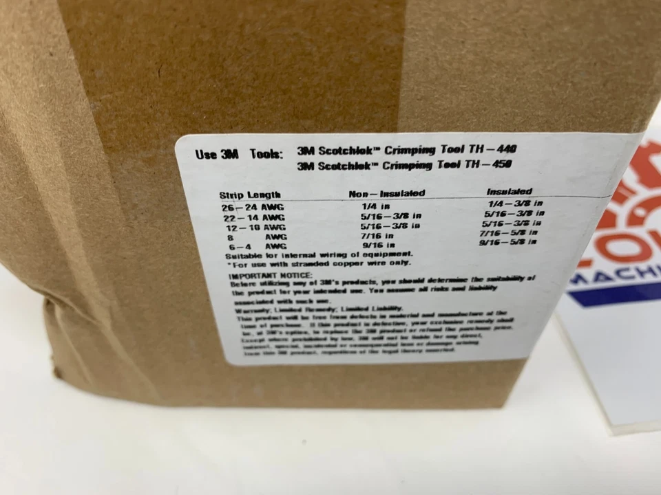 3M MNG18-14R/SK Ring Terminal Stud Size 1/4" Nylon Red 22-18AWG 1000/Box - Image 3 of 4