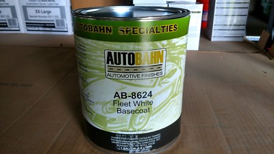  GM WA8624 Fleet White Basecoat Gallon Autobahn/High Teck