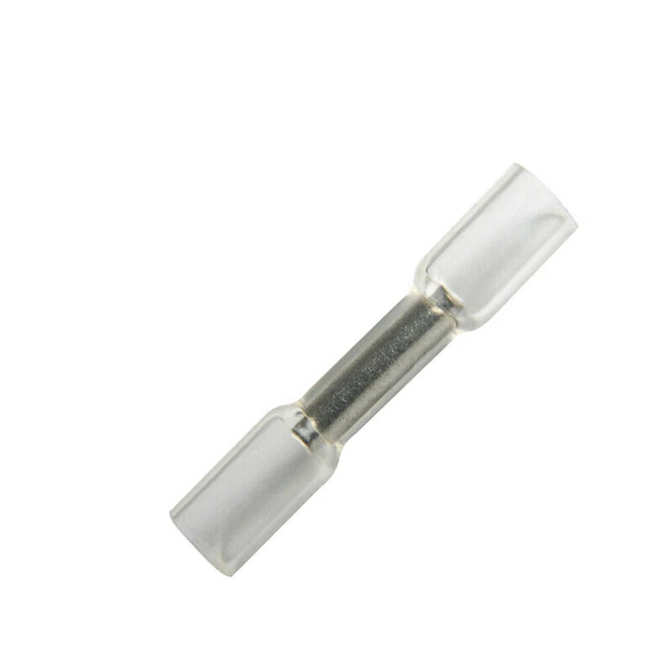 200/100pcs Heat Shrink Butt Wire Electrical Crimp Connector 10-12 14-16 18-22AWG - Image 4 of 4