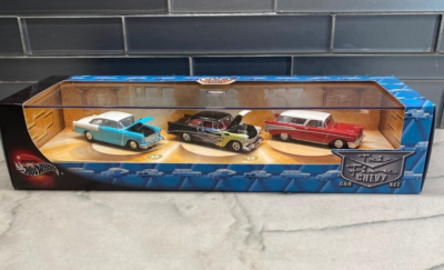 Hot Wheels Collectibles Cool Classics Series Tri-Fives Chevy 3-Car 
