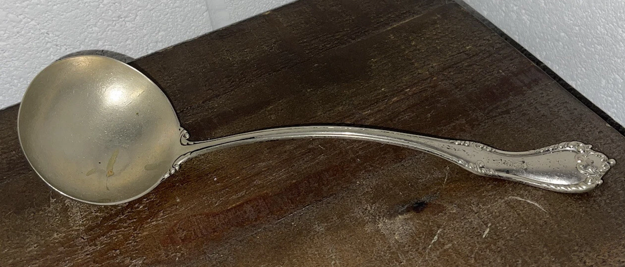 Reed & Barton Vintage Oyster Ladle 13” Carlton 4